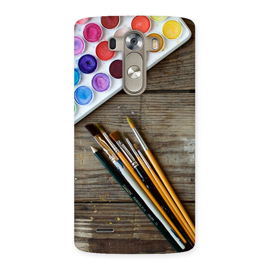 Color Palette and Brush Back Case for LG G3