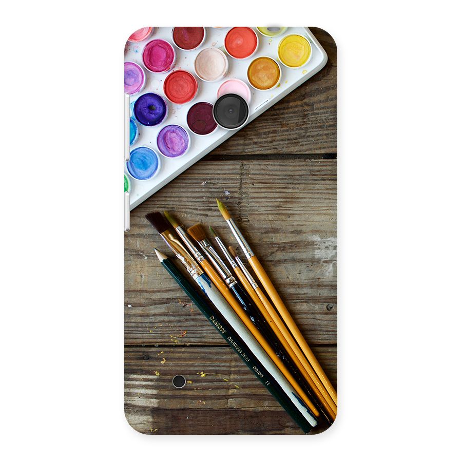Color Palette and Brush Back Case for Lumia 530