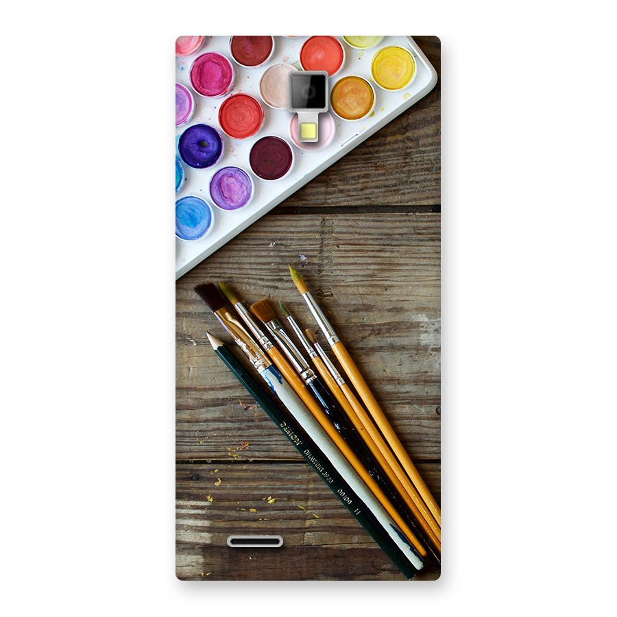 Color Palette and Brush Back Case for Micromax Canvas Xpress A99