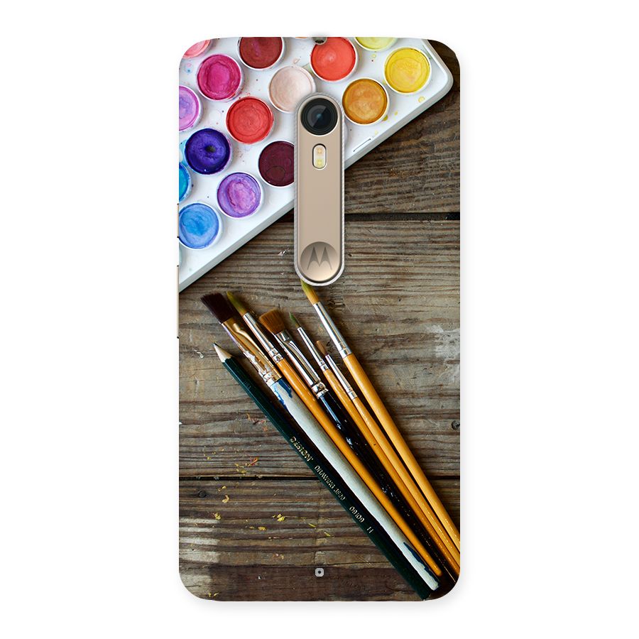 Color Palette and Brush Back Case for Motorola Moto X Style