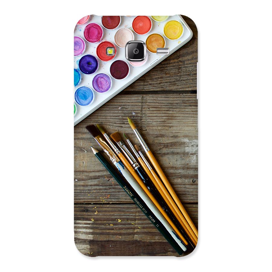 Color Palette and Brush Back Case for Samsung Galaxy J5