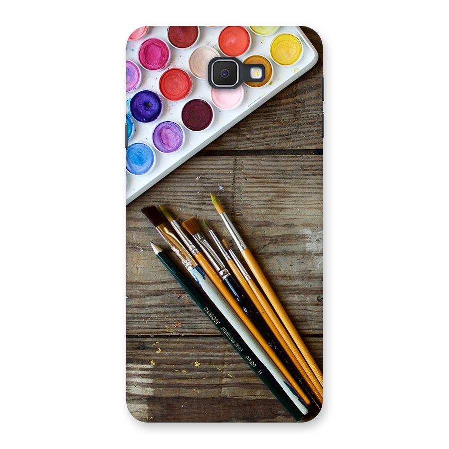Color Palette and Brush Back Case for Samsung Galaxy J7 Prime