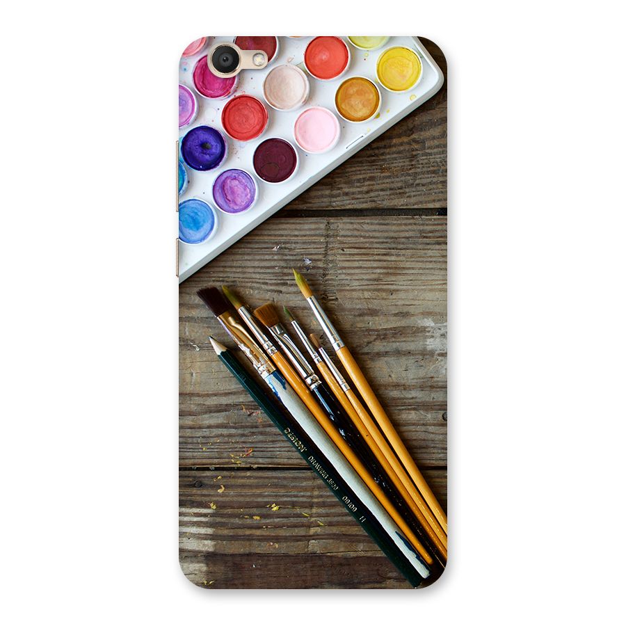 Color Palette and Brush Back Case for Vivo V5
