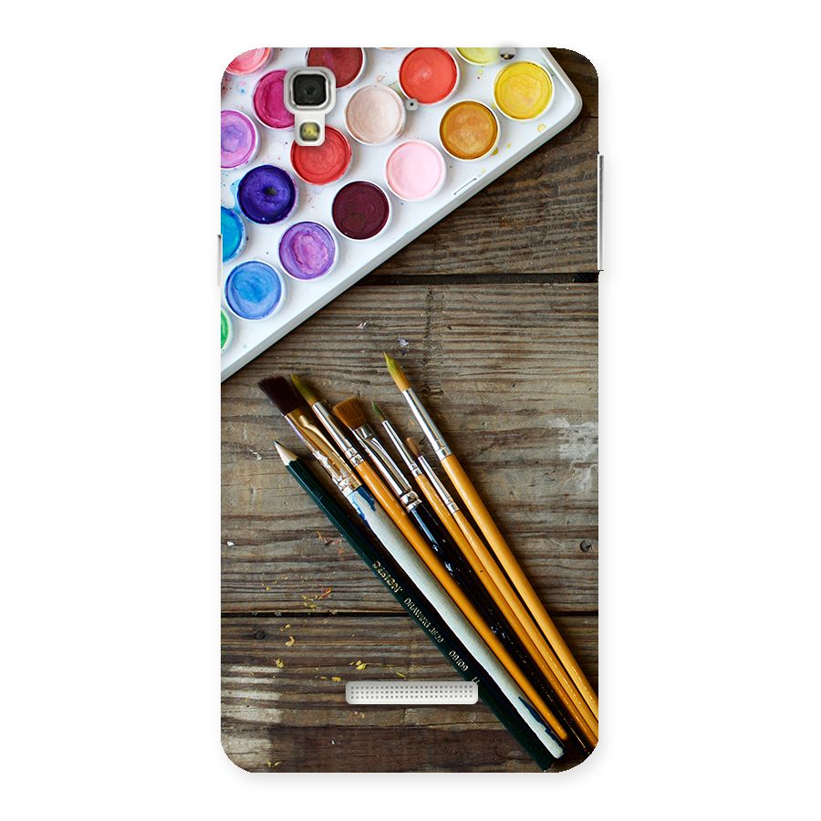 Color Palette and Brush Back Case for YU Yureka Plus