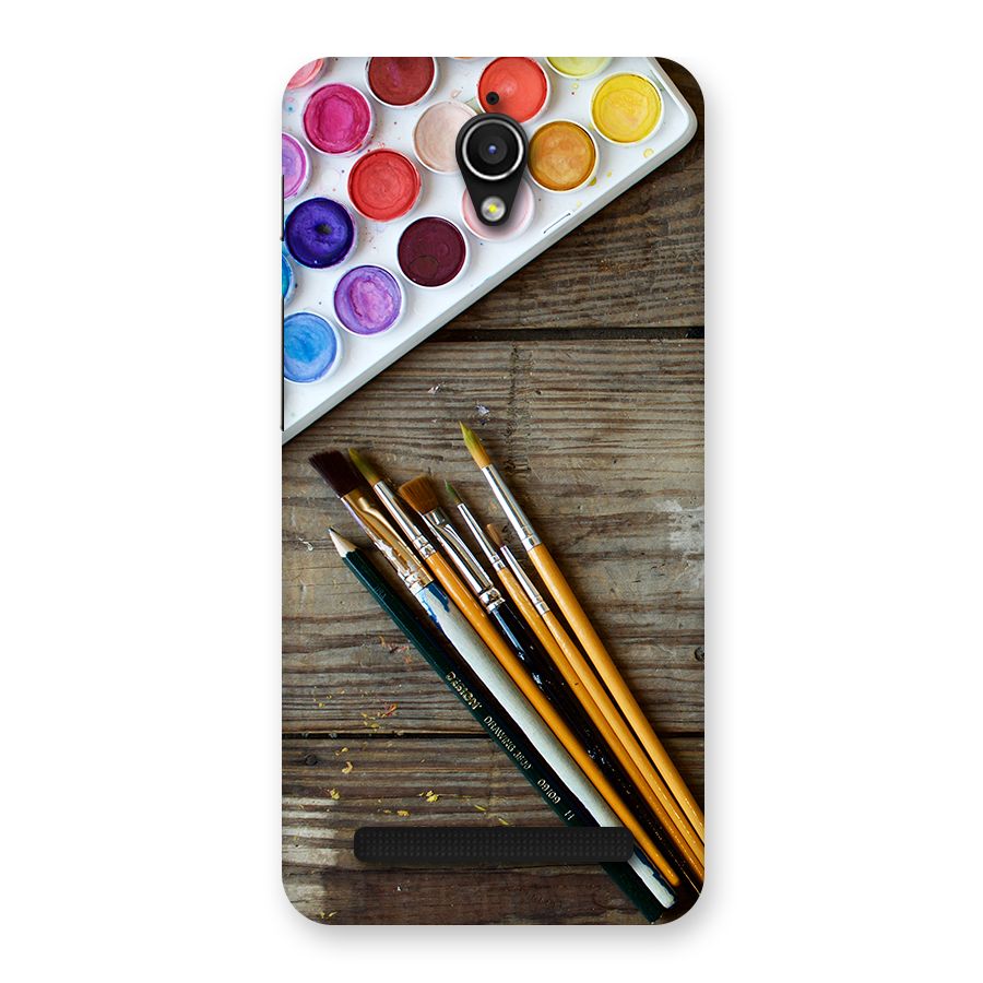 Color Palette and Brush Back Case for Zenfone Go
