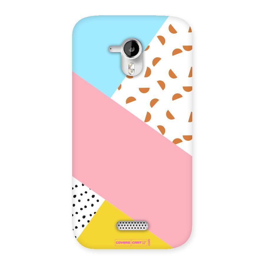Colorful Abstract Back Case for Micromax Canvas HD A116
