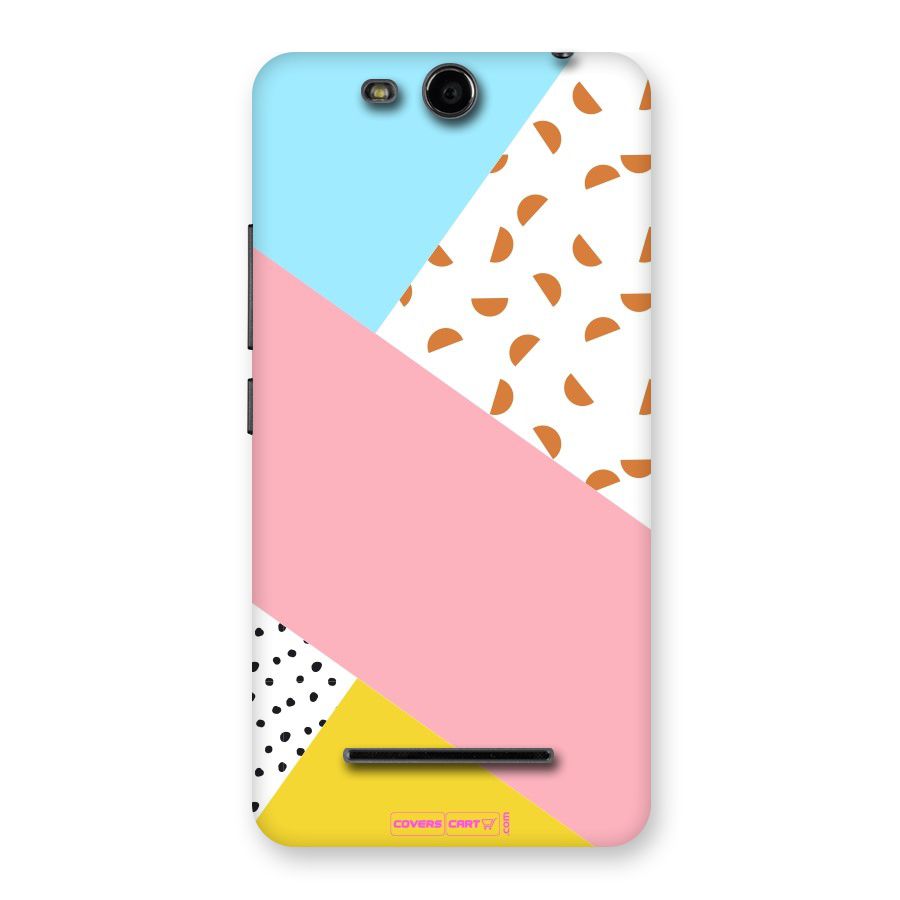 Colorful Abstract Back Case for Micromax Canvas Juice 3 Q392