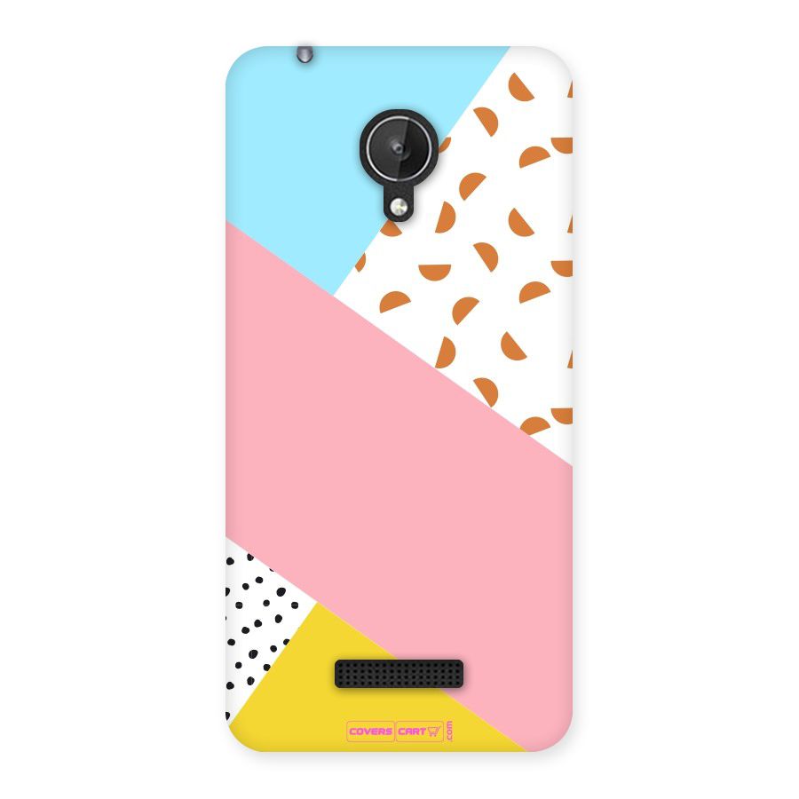 Colorful Abstract Back Case for Micromax Canvas Spark Q380