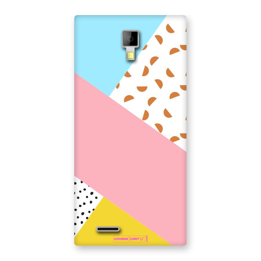 Colorful Abstract Back Case for Micromax Canvas Xpress A99
