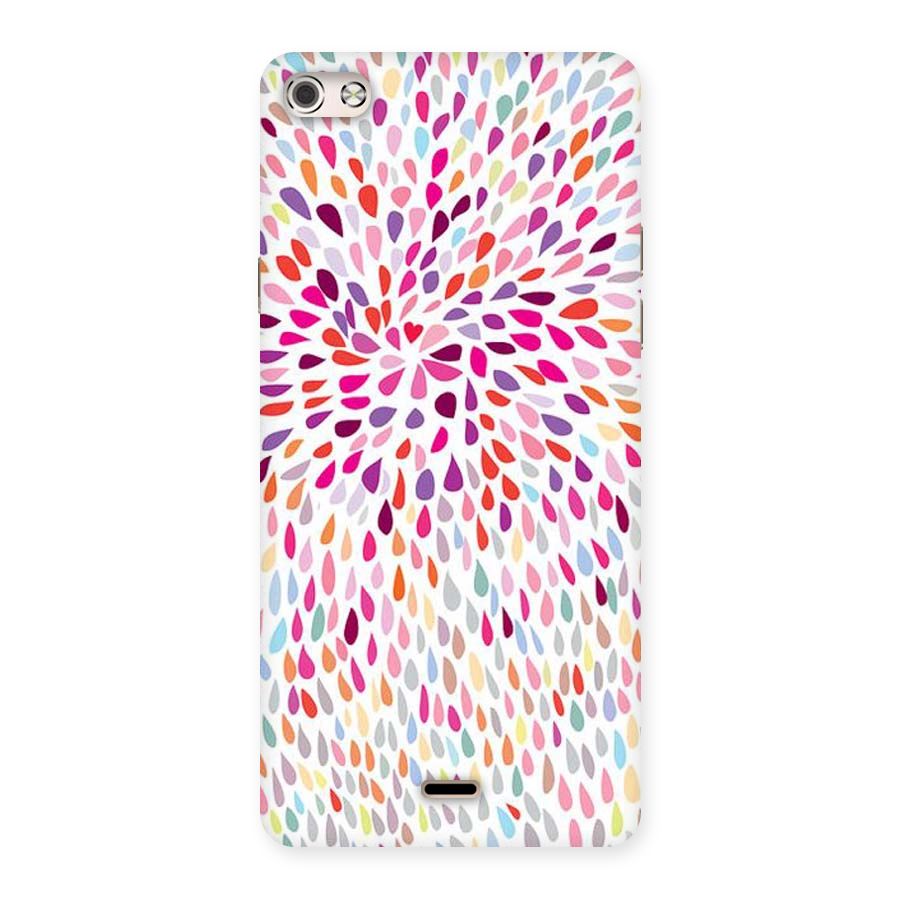 Colorful Decorative Pattern Back Case for Micromax Canvas Silver 5