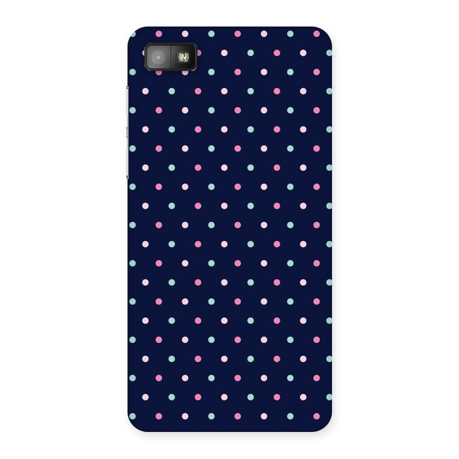 Colorful Dots Pattern Back Case for Blackberry Z10