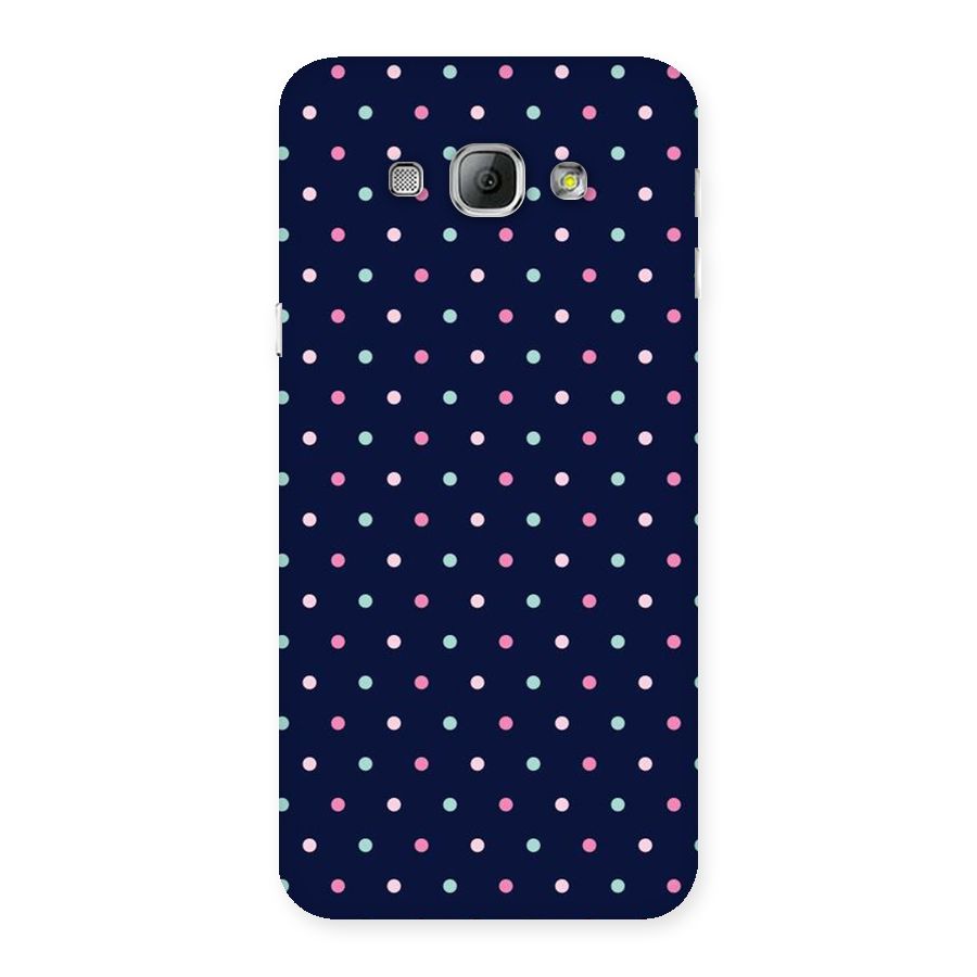 Colorful Dots Pattern Back Case for Galaxy A8