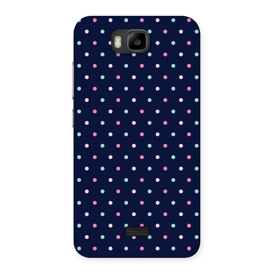 Colorful Dots Pattern Back Case for Honor Bee
