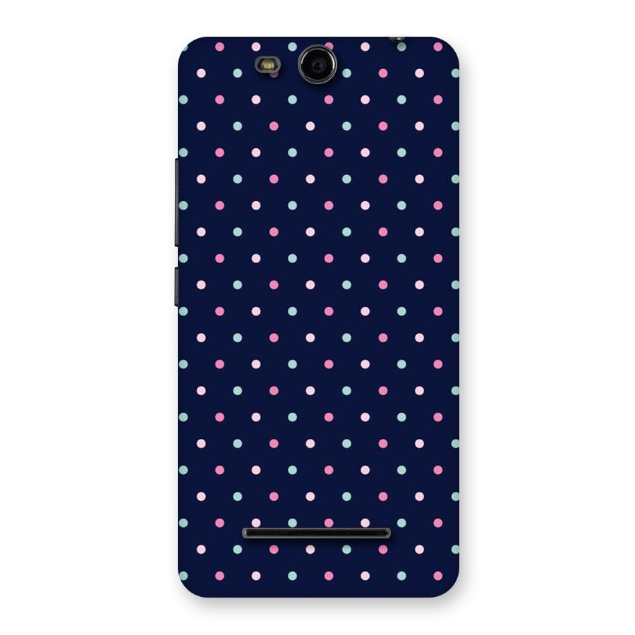 Colorful Dots Pattern Back Case for Micromax Canvas Juice 3 Q392