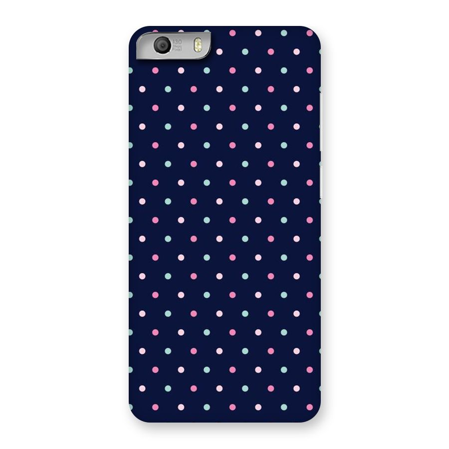 Colorful Dots Pattern Back Case for Micromax Canvas Knight 2