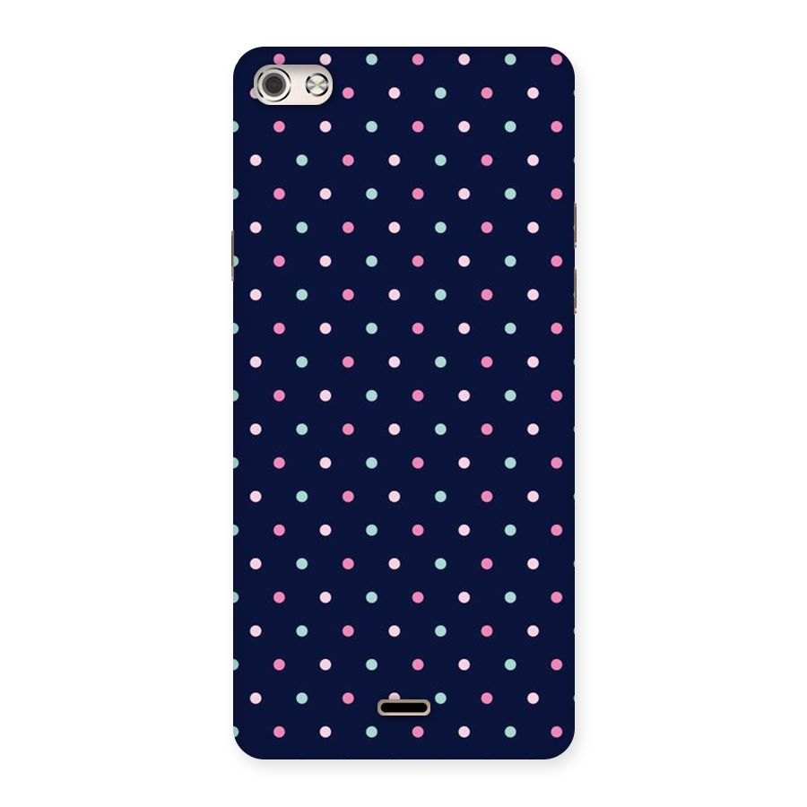 Colorful Dots Pattern Back Case for Micromax Canvas Silver 5
