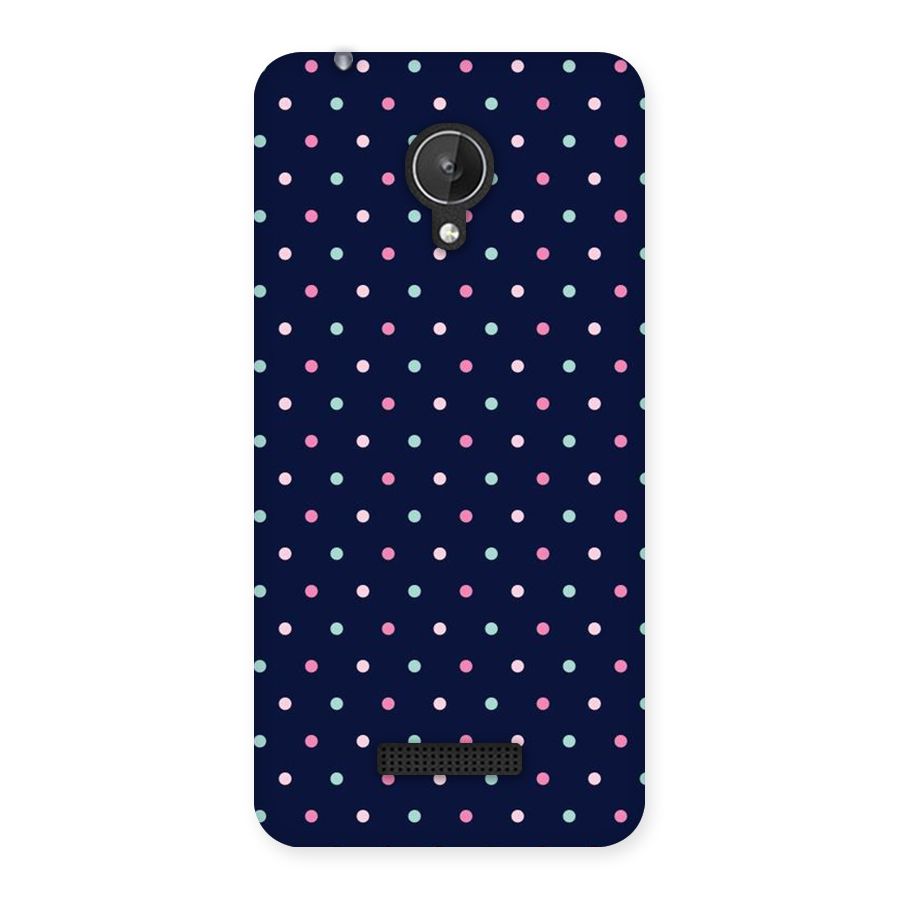 Colorful Dots Pattern Back Case for Micromax Canvas Spark Q380