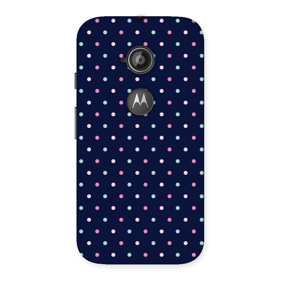 Colorful Dots Pattern Back Case for Moto E 2nd Gen