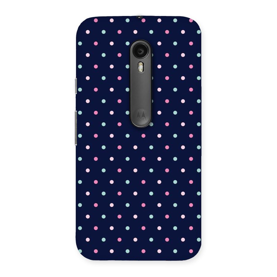 Colorful Dots Pattern Back Case for Moto G3