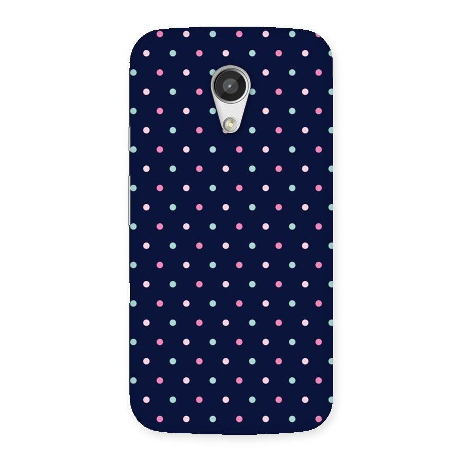 Colorful Dots Pattern Back Case for Moto G 2nd Gen