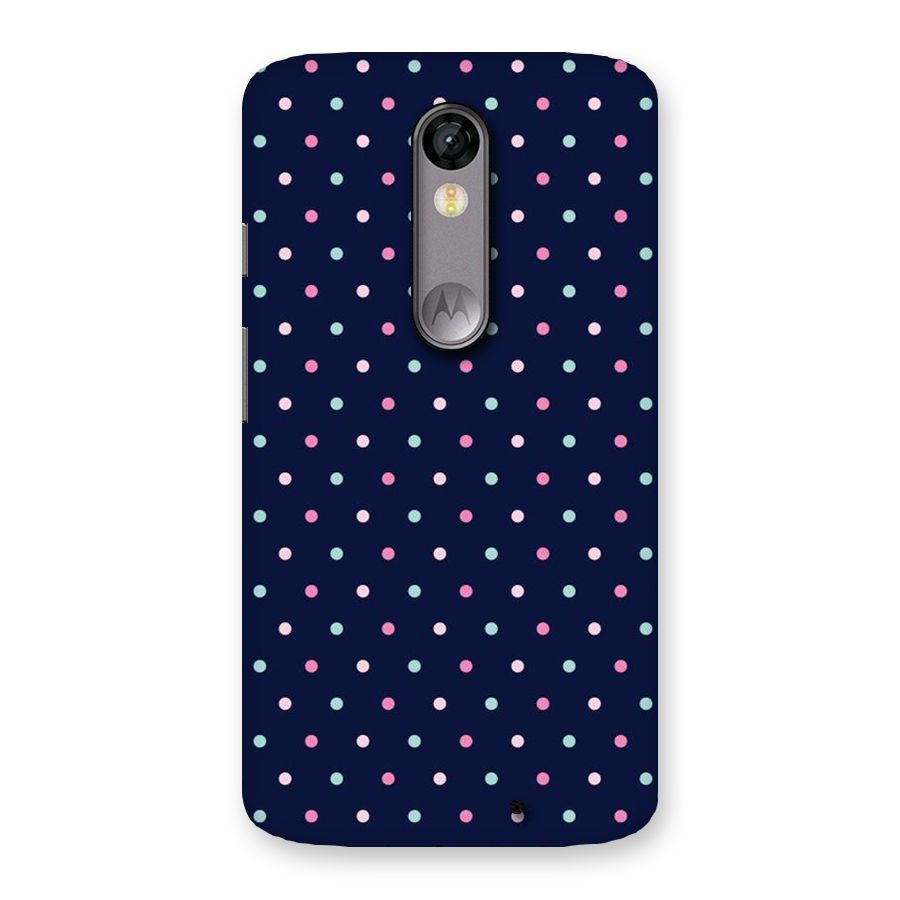 Colorful Dots Pattern Back Case for Moto X Force