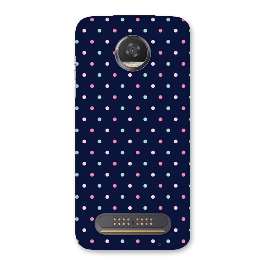 Colorful Dots Pattern Back Case for Moto Z2 Play