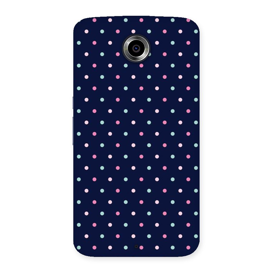 Colorful Dots Pattern Back Case for Nexsus 6