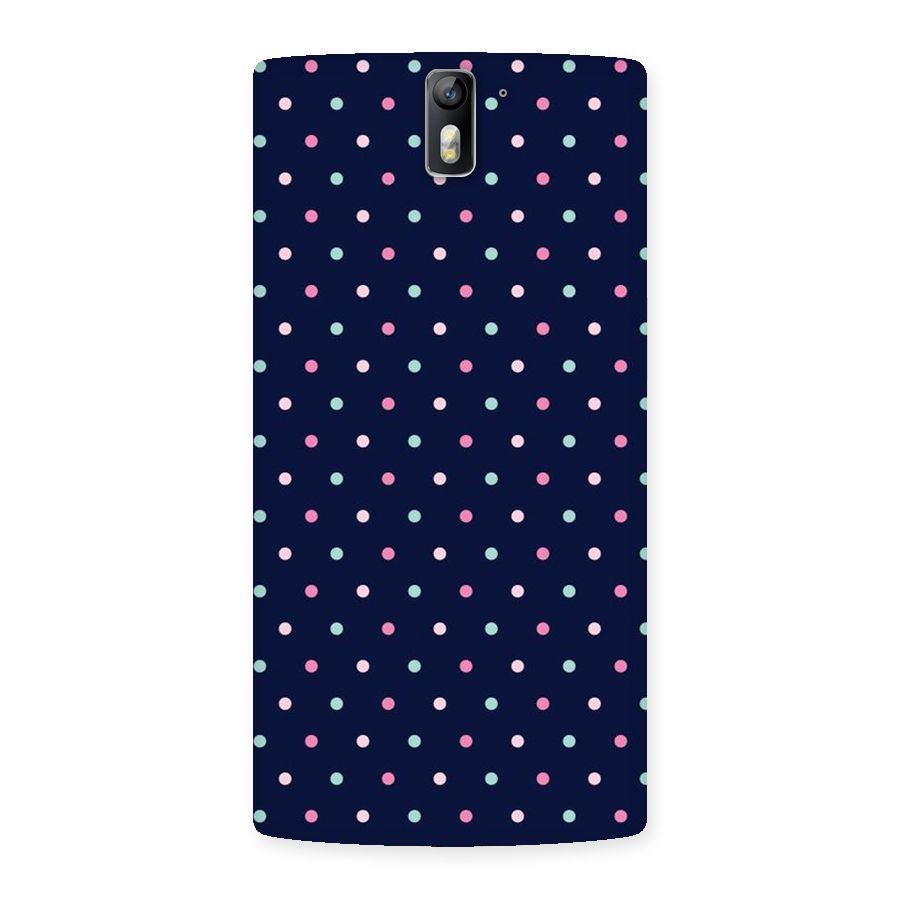 Colorful Dots Pattern Back Case for One Plus One