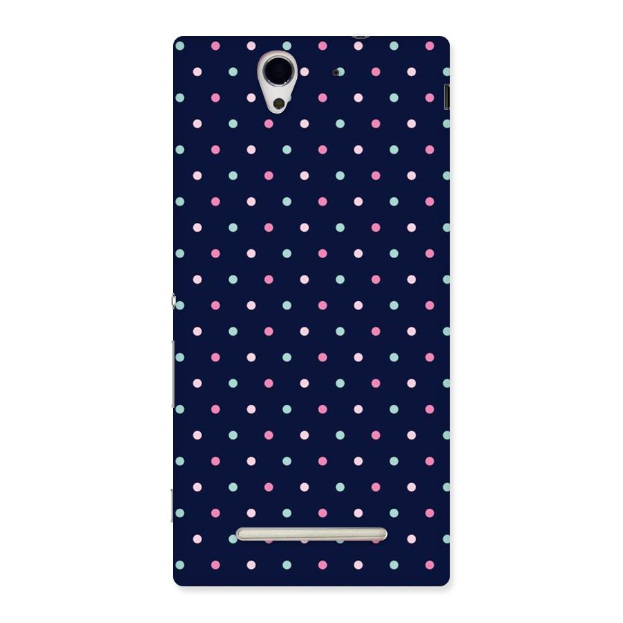 Colorful Dots Pattern Back Case for Sony Xperia C3