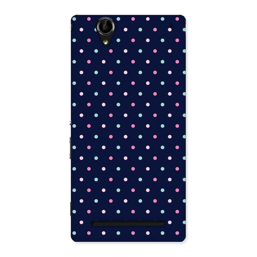 Colorful Dots Pattern Back Case for Sony Xperia T2