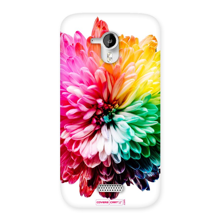 Colorful Flower Back Case for Micromax Canvas HD A116