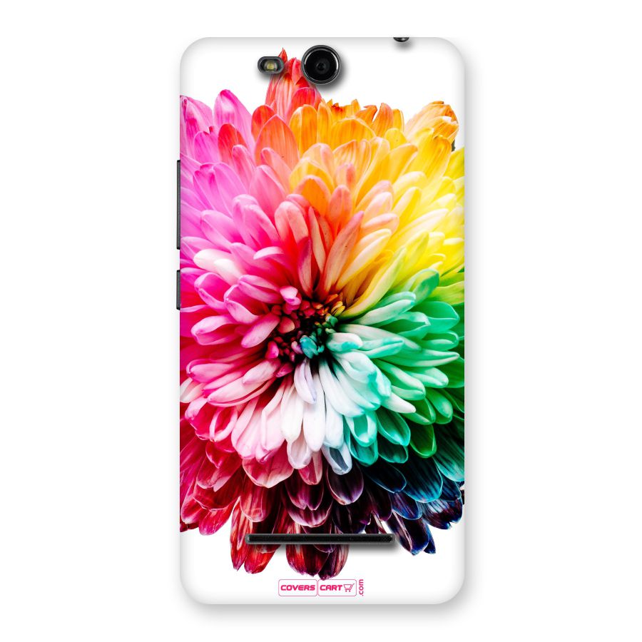 Colorful Flower Back Case for Micromax Canvas Juice 3 Q392