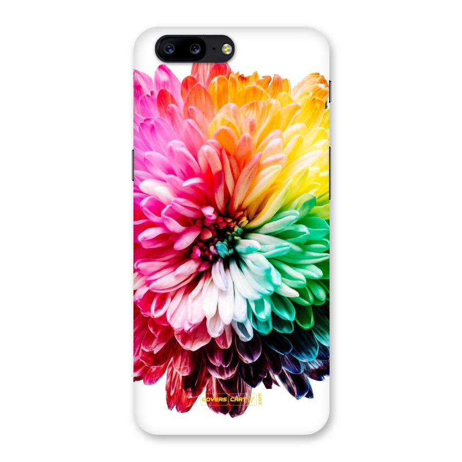 Colorful Flower Back Case for OnePlus 5