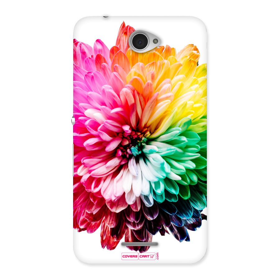 Colorful Flower Back Case for Sony Xperia E4