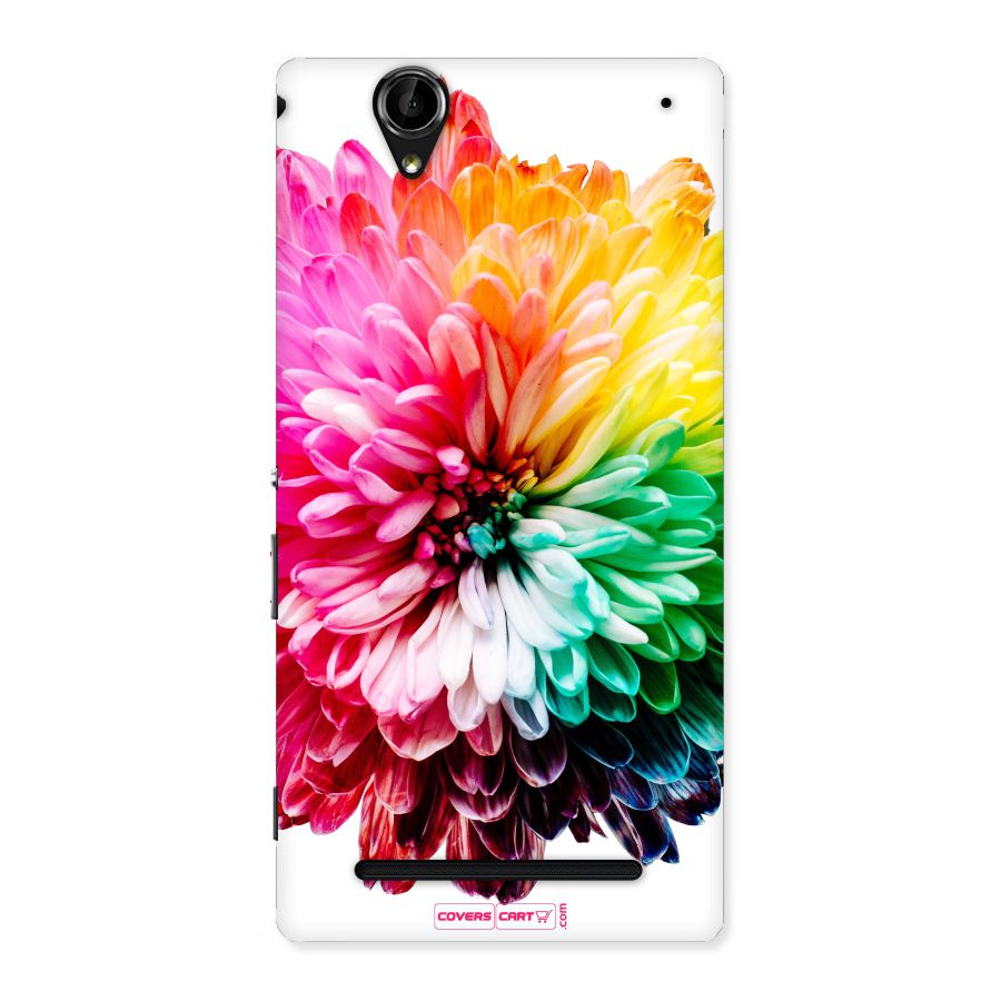Colorful Flower Back Case for Sony Xperia T2
