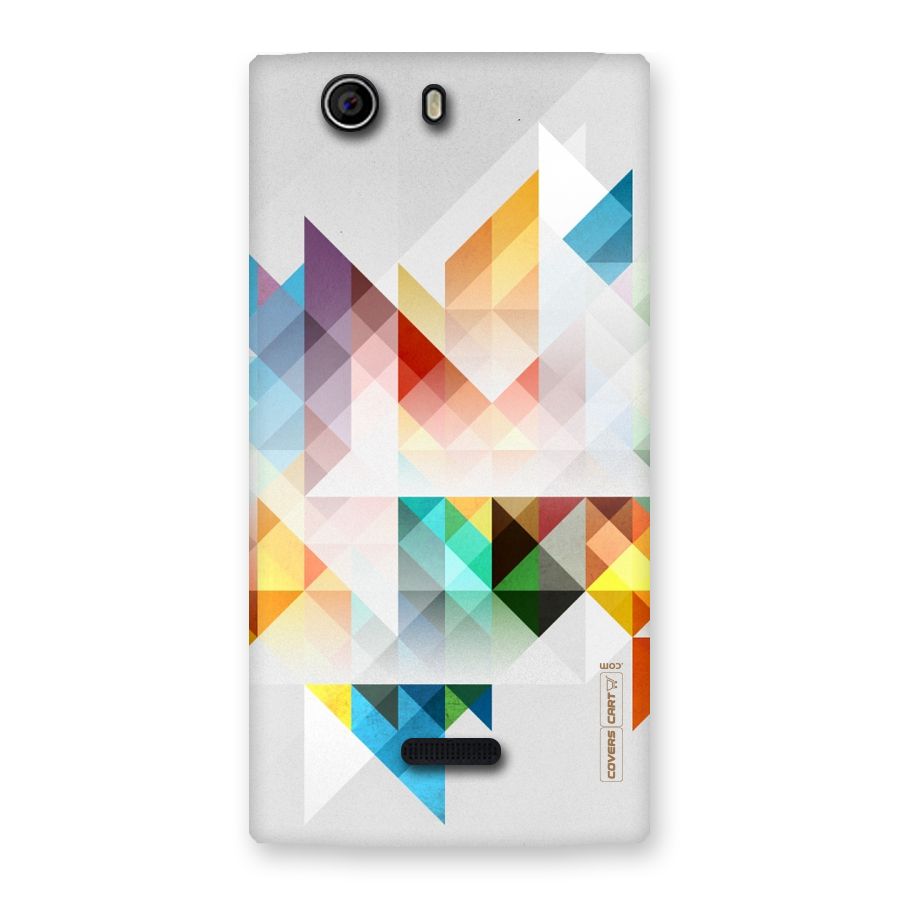 Colorful Geometric Art Back Case for Canvas Nitro 2 E311