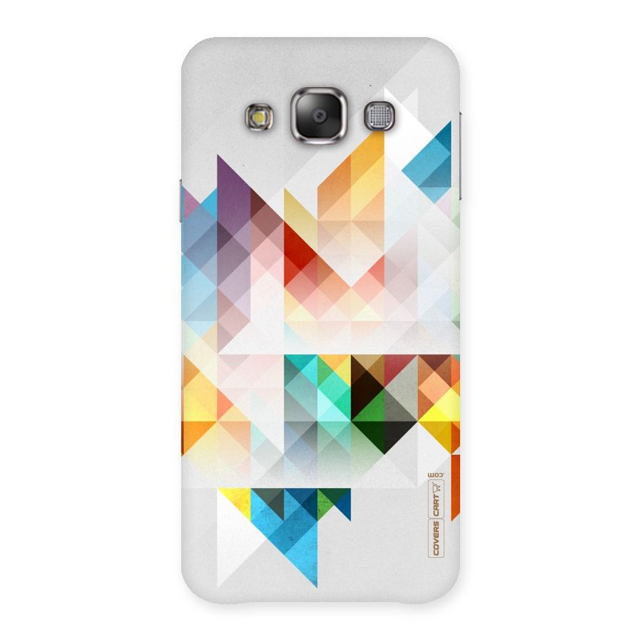 Colorful Geometric Art Back Case for Galaxy E7