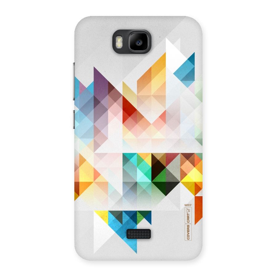 Colorful Geometric Art Back Case for Honor Bee