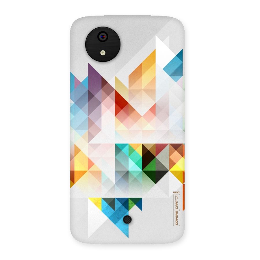 Colorful Geometric Art Back Case for Micromax Canvas A1