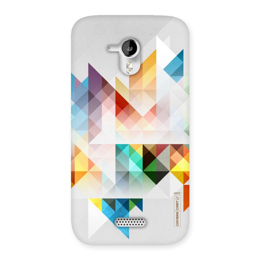 Colorful Geometric Art Back Case for Micromax Canvas HD A116