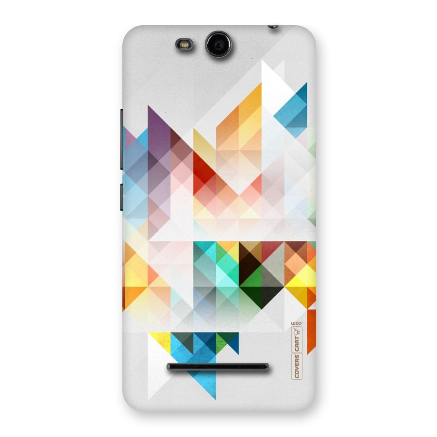 Colorful Geometric Art Back Case for Micromax Canvas Juice 3 Q392