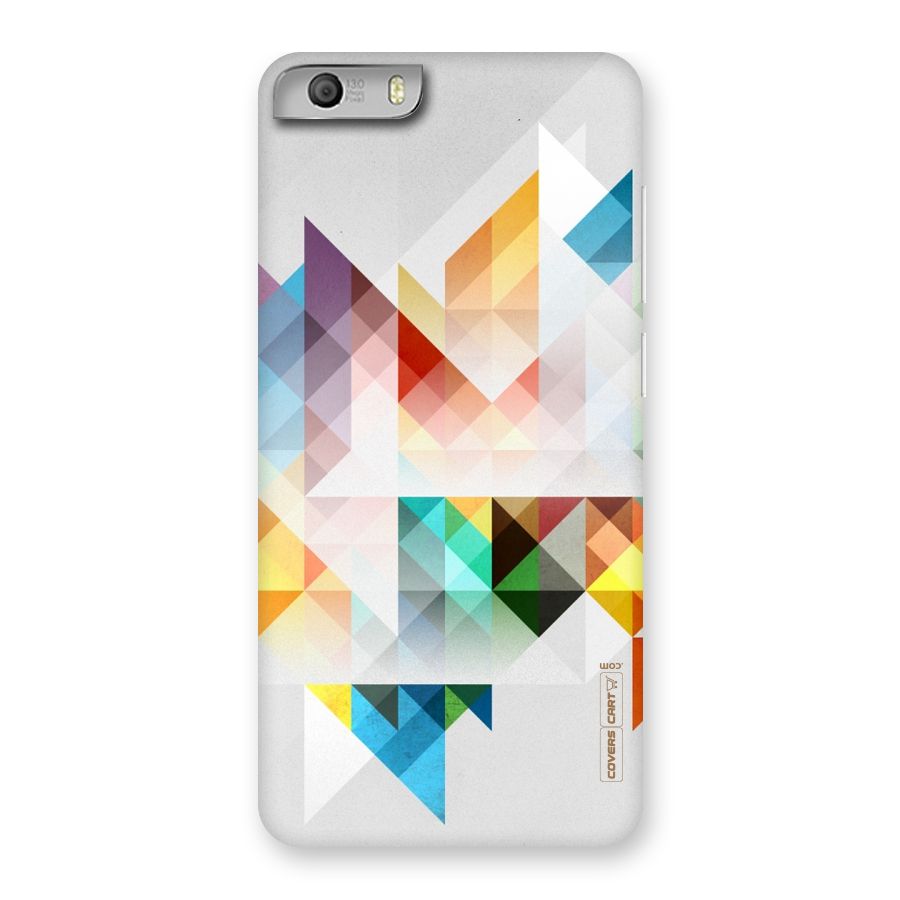 Colorful Geometric Art Back Case for Micromax Canvas Knight 2