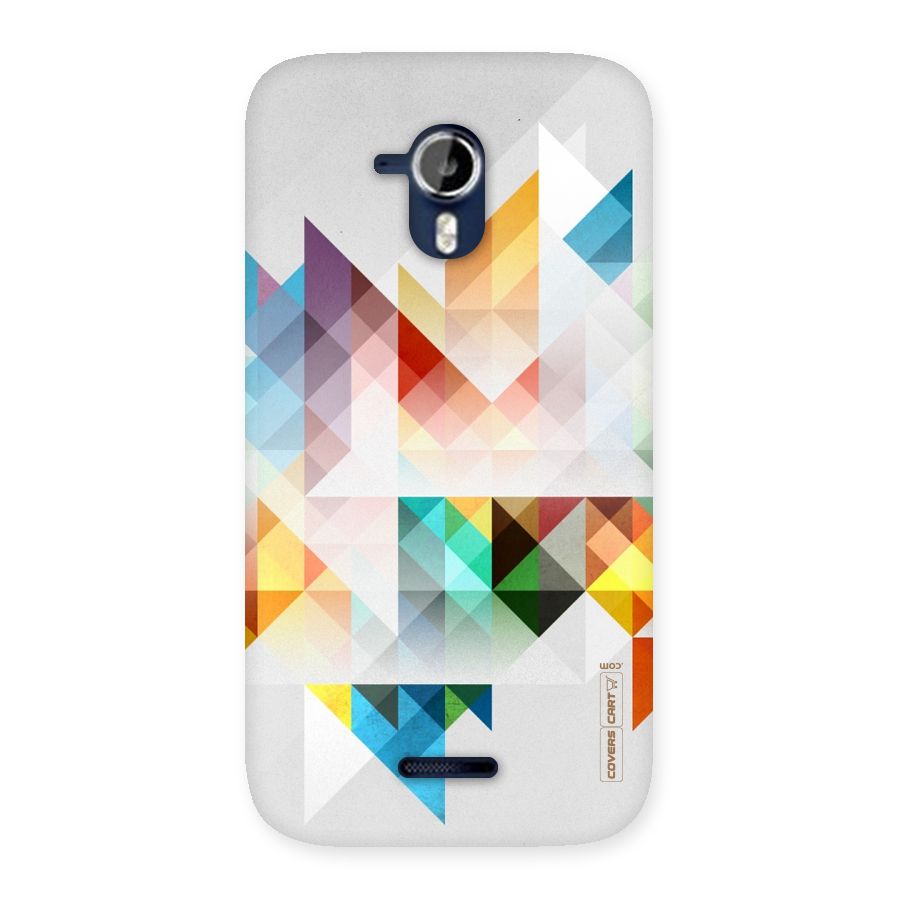 Colorful Geometric Art Back Case for Micromax Canvas Magnus A117