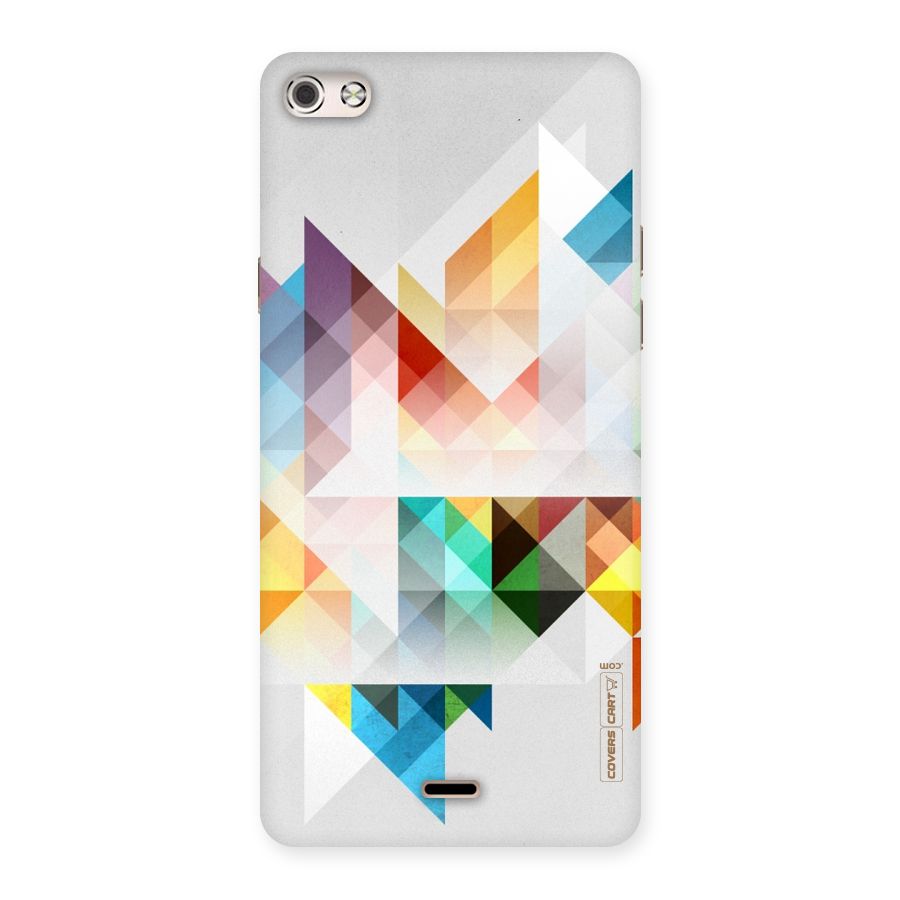 Colorful Geometric Art Back Case for Micromax Canvas Silver 5