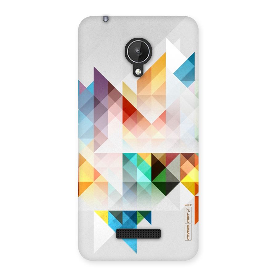 Colorful Geometric Art Back Case for Micromax Canvas Spark Q380