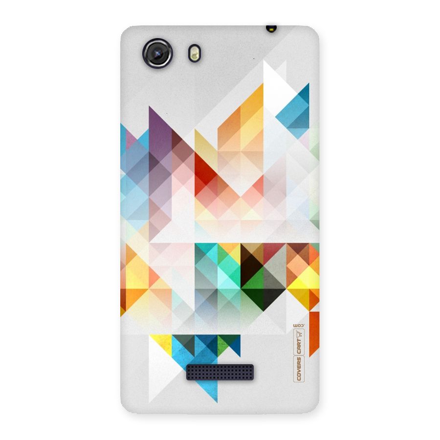 Colorful Geometric Art Back Case for Micromax Unite 3