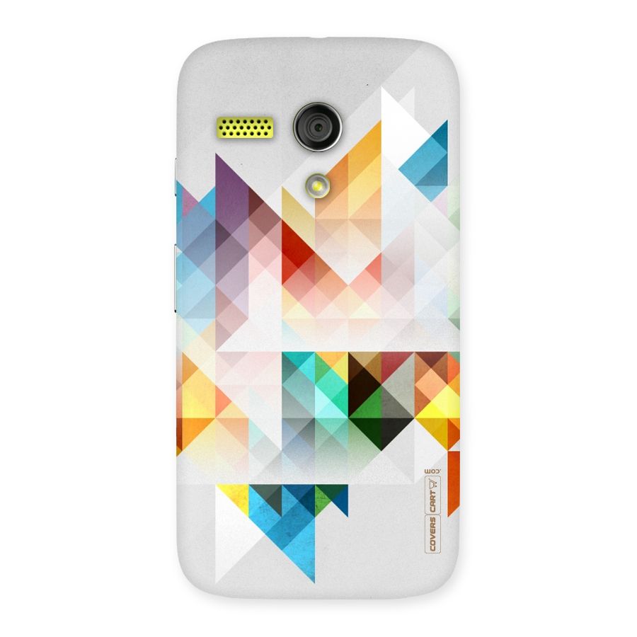 Colorful Geometric Art Back Case for Moto G