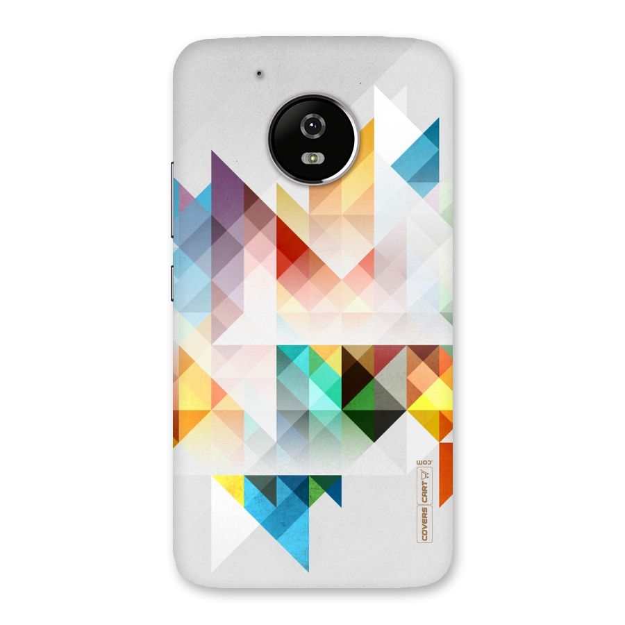 Colorful Geometric Art Back Case for Moto G5