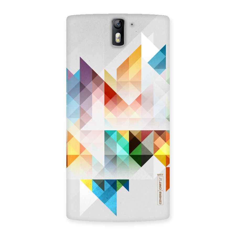 Colorful Geometric Art Back Case for One Plus One