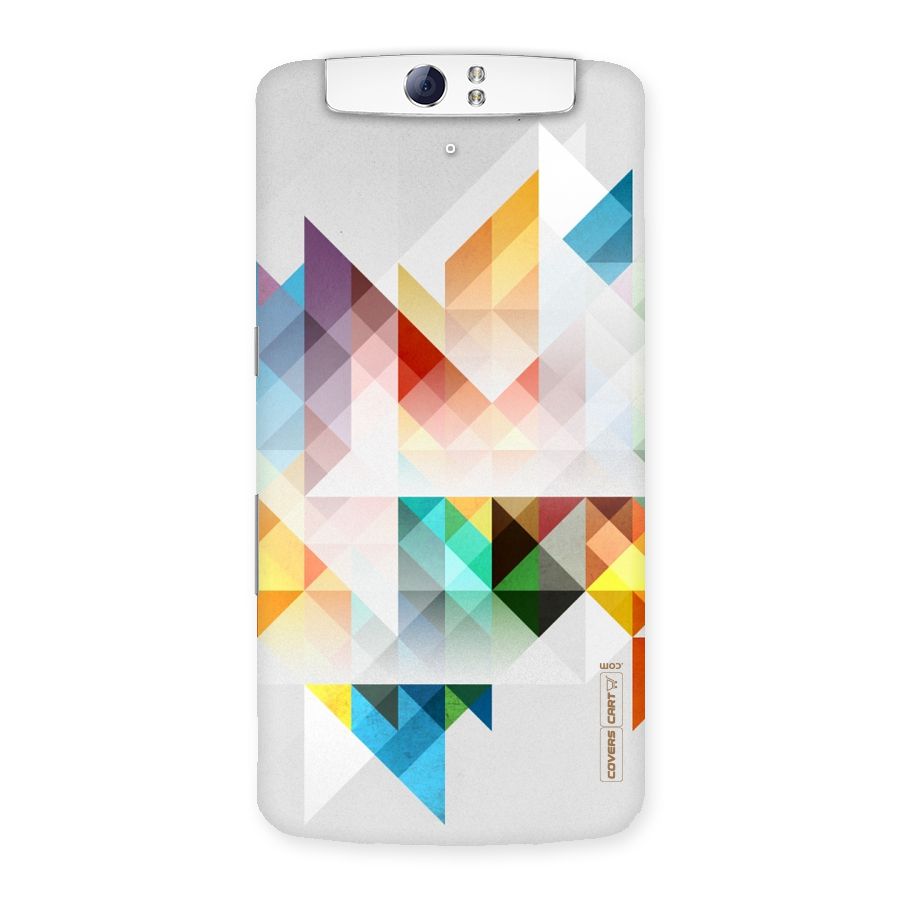 Colorful Geometric Art Back Case for Oppo N1